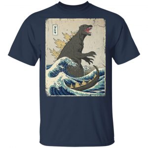 The Great Godzilla Off Kanagawa T-Shirts 6