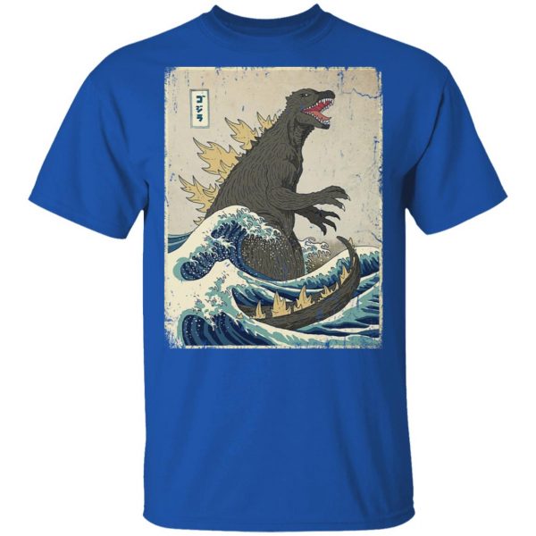 The Great Godzilla Off Kanagawa T-Shirts 4