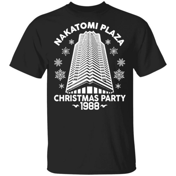 Nakatomi Plaza Christmas Party 1988 Christmas T-Shirts Apparel 3