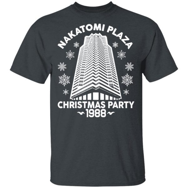 Nakatomi Plaza Christmas Party 1988 Christmas T-Shirts Apparel 4
