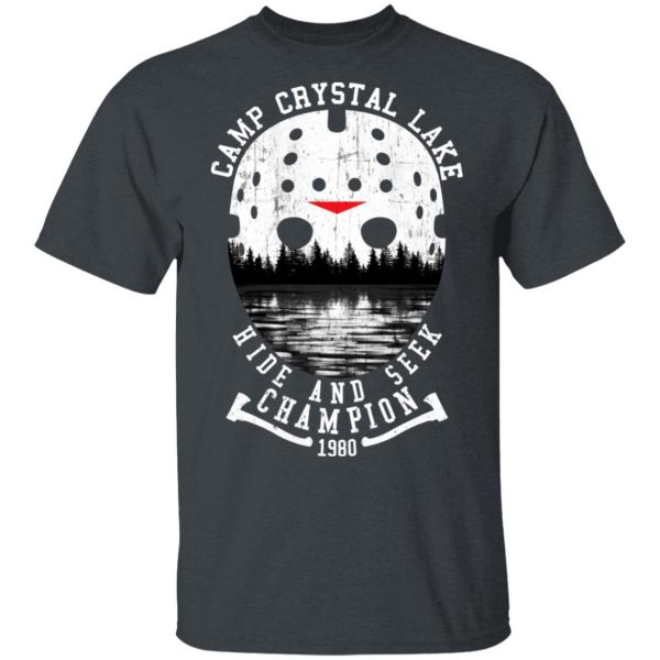 Camp Crystal Lake Hide And Seek Champion 1980 T-Shirts 2