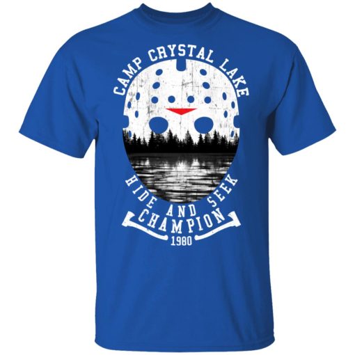 Camp Crystal Lake Hide And Seek Champion 1980 T-Shirts 4