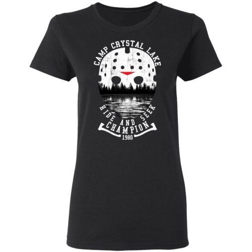 Camp Crystal Lake Hide And Seek Champion 1980 T-Shirts 5