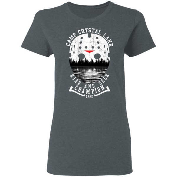 Camp Crystal Lake Hide And Seek Champion 1980 T-Shirts 6