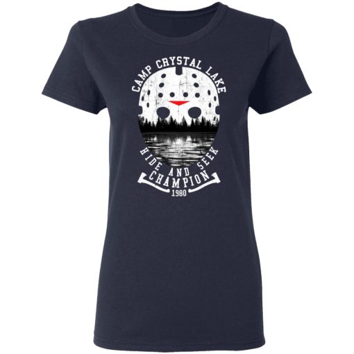 Camp Crystal Lake Hide And Seek Champion 1980 T-Shirts 7