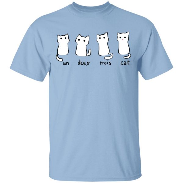 Un Deux Trois Cat T-Shirts 1