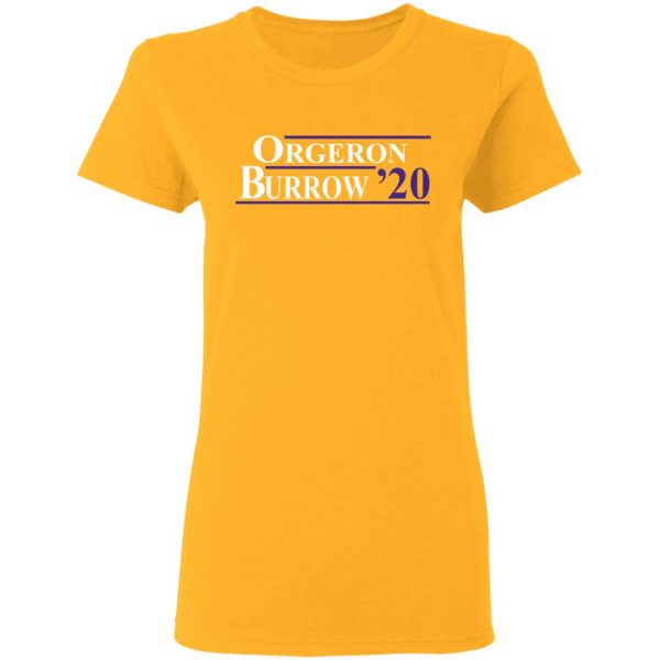 Orgeron Burrow 2020 T-Shirts 2