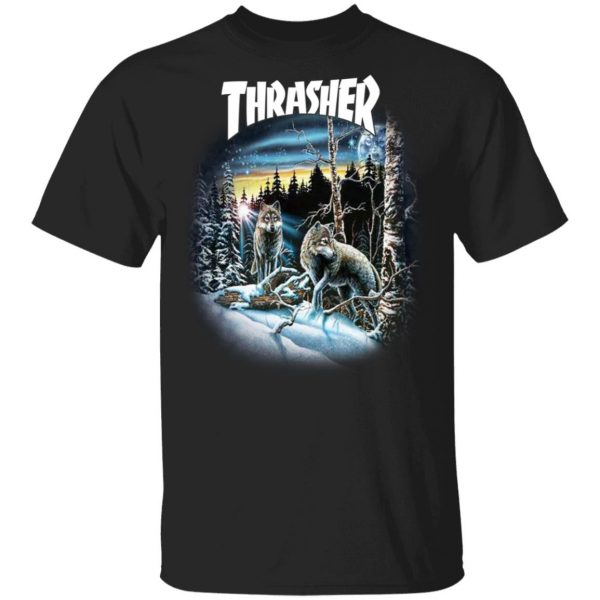 Thrasher 13 Wolves T-Shirts 1