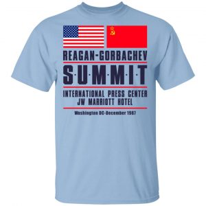 Reagan-Gorbachev Summit International Press Center Jw Marriot Hotel T-Shirts Apparel