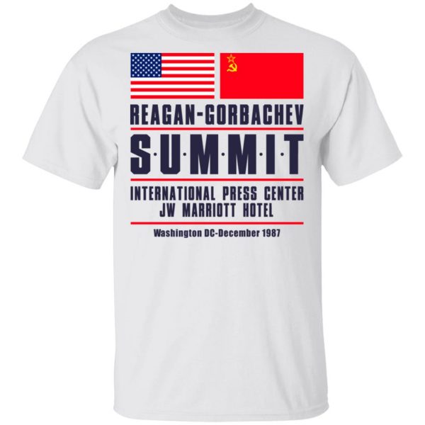 Reagan-Gorbachev Summit International Press Center Jw Marriot Hotel T-Shirts 2