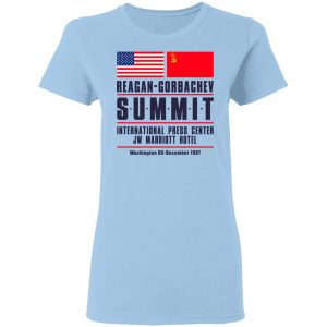 Reagan-Gorbachev Summit International Press Center Jw Marriot Hotel T-Shirts 15