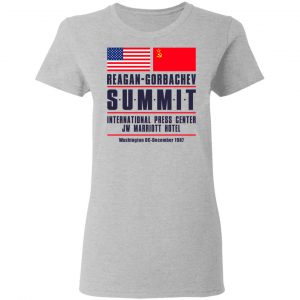 Reagan-Gorbachev Summit International Press Center Jw Marriot Hotel T-Shirts 17