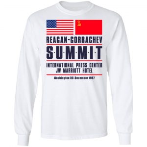 Reagan-Gorbachev Summit International Press Center Jw Marriot Hotel T-Shirts 19