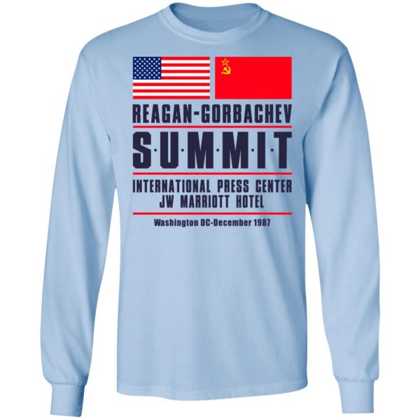 Reagan-Gorbachev Summit International Press Center Jw Marriot Hotel T-Shirts 9