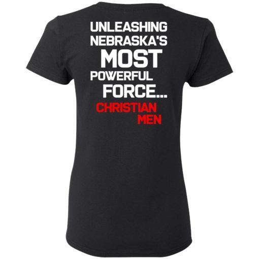 Unleashing Nebraska's Most Powerful Force Christian Men T-Shirts 5