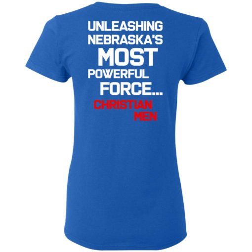 Unleashing Nebraska's Most Powerful Force Christian Men T-Shirts 8