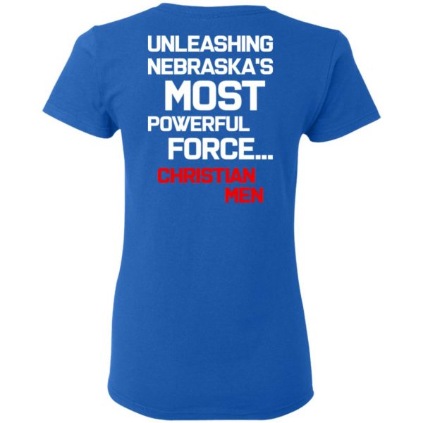 Unleashing Nebraska's Most Powerful Force Christian Men T-Shirts 8