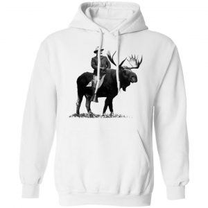 Teddy Roosevelt Riding A Bull Moose T-Shirts 7