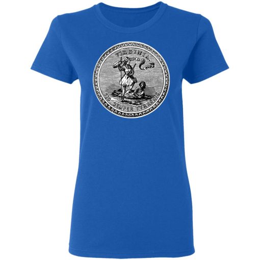 Sic Semper Tyrannis Virgina Great Seal T-Shirts - Image 8