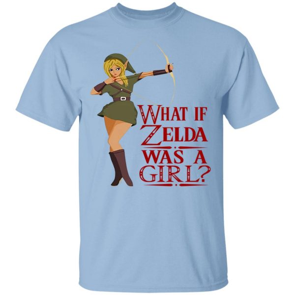 What If Zelda Was A Girl T-Shirts 1