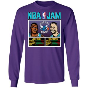 Official NBA jam hornets johnson and mourning t-shirt, hoodie, sweater,  long sleeve and tank top