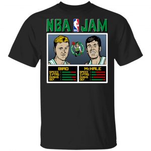 NBA Jam Celtics Bird And McHale T-Shirts NBA