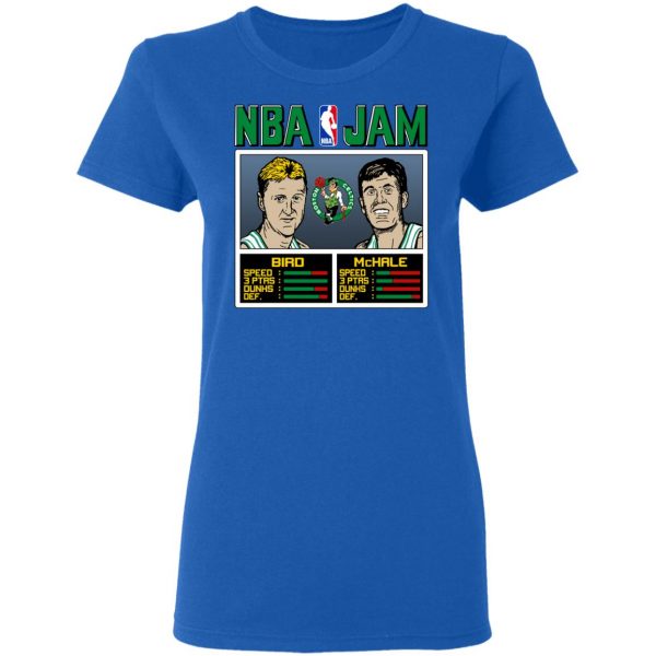NBA Jam Celtics Bird And McHale T-Shirts NBA 10