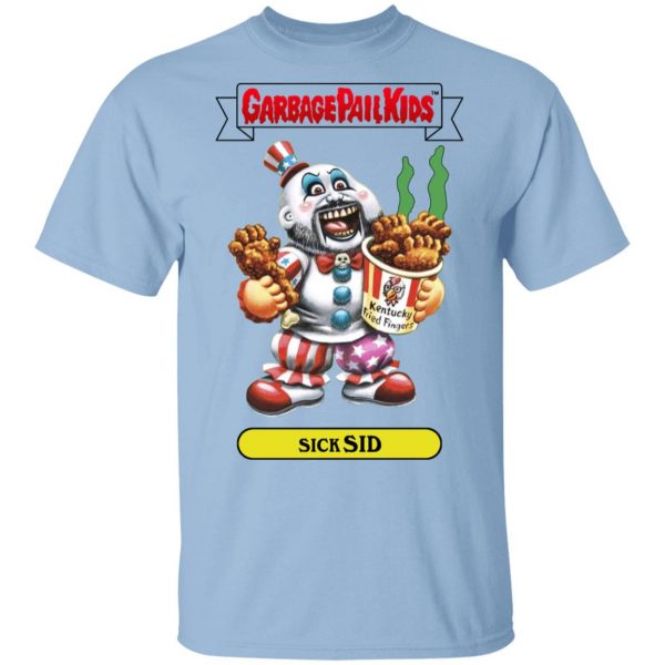 Garbage Pail Kids Sick Sid Captain Spaulding Version T-Shirts 1