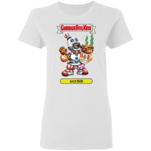 Garbage Pail Kids Sick Sid Captain Spaulding Version T-Shirts - Image 2