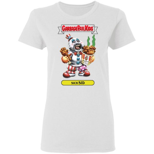Garbage Pail Kids Sick Sid Captain Spaulding Version T-Shirts 2