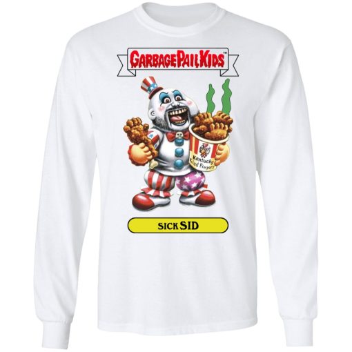 Garbage Pail Kids Sick Sid Captain Spaulding Version T-Shirts - Image 3