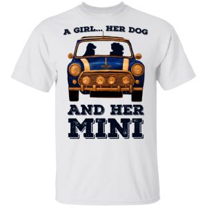 A Girl Her Dog And Her Mini T-Shirts 5
