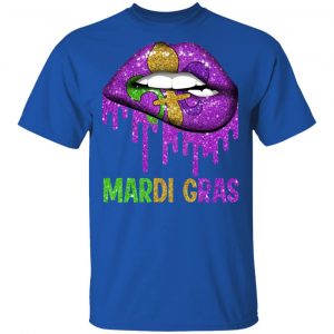 Mardi Gras Lip Biting T-Shirts 16