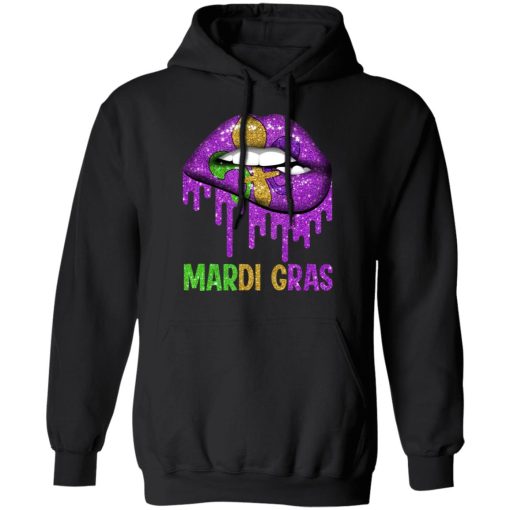 Mardi Gras Lip Biting T-Shirts 10