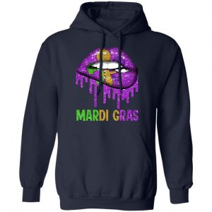 Mardi Gras Lip Biting T-Shirts 23