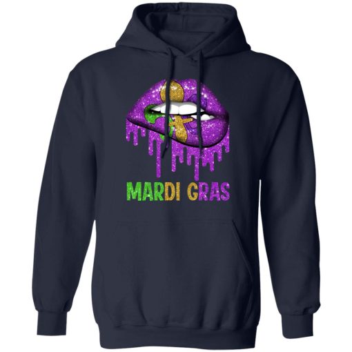 Mardi Gras Lip Biting T-Shirts - Image 11