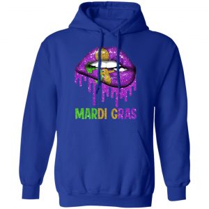 Mardi Gras Lip Biting T-Shirts 25