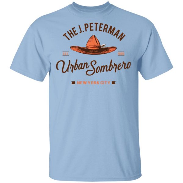 The J Peterman Urban Sombrero New York City T-Shirts 1