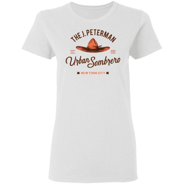 The J Peterman Urban Sombrero New York City T-Shirts 3