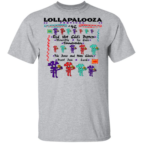 Lollapalooza Festival 1992 T-Shirts 3