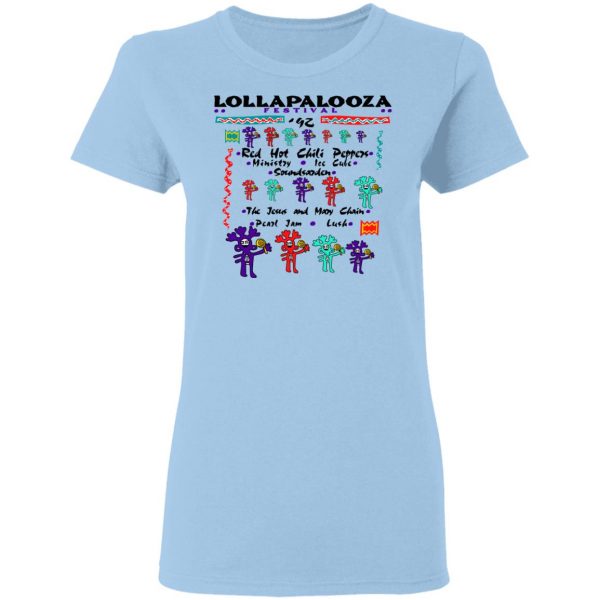 Lollapalooza Festival 1992 T-Shirts 4