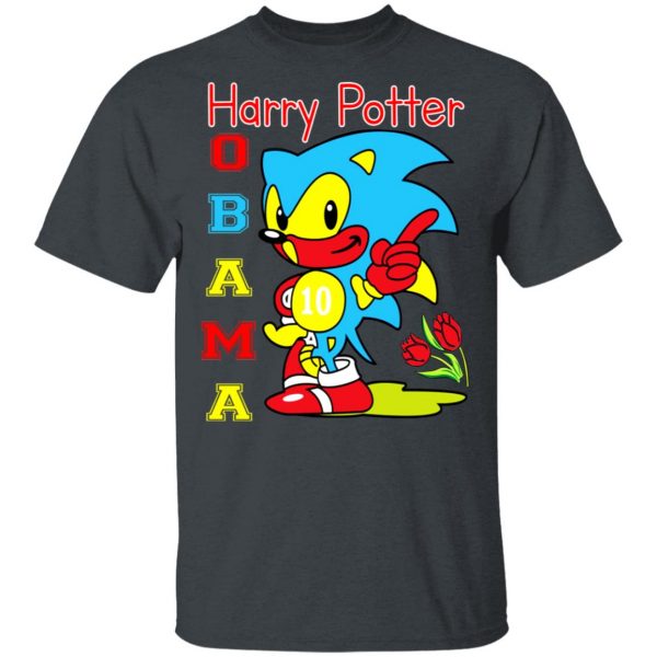 Harry Potter Obama Sonic Version T-Shirts 2
