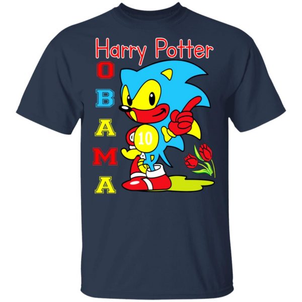 Harry Potter Obama Sonic Version T-Shirts 3