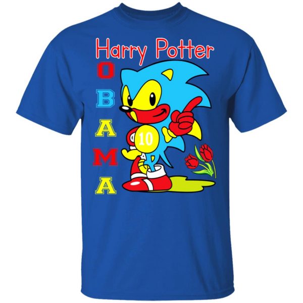 Harry Potter Obama Sonic Version T-Shirts 4
