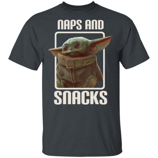 Baby Yoda Naps And Snacks T-Shirts 2