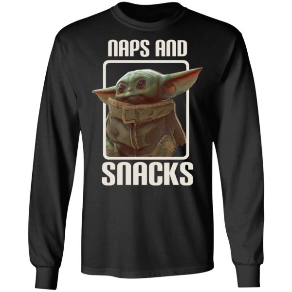 Baby Yoda Naps And Snacks T-Shirts 9