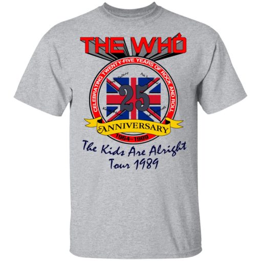 The Who 25 Anniversary The Kids Are Alright Tour 1989 T-Shirts - Image 3