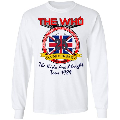 The Who 25 Anniversary The Kids Are Alright Tour 1989 T-Shirts - Image 8