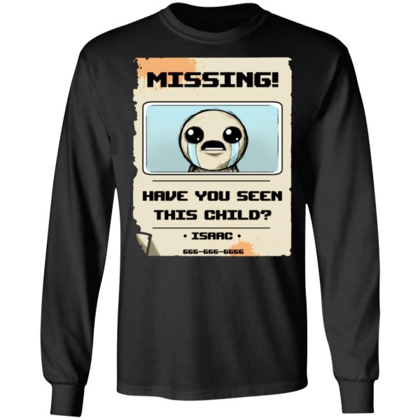 Isaac Missing Poster Have You Seen This Child T-Shirts 3