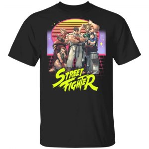 Street Fighter Official T-Shirts Gaming